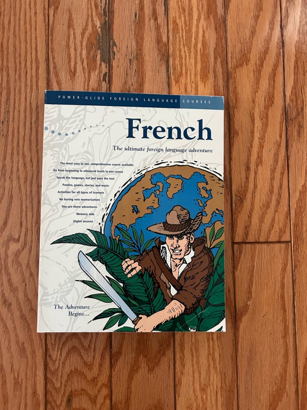 French Language Course Book with Explorer Artwork - Blue, Brown, Green